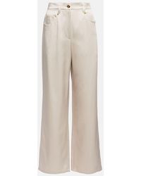 Brunello Cucinelli - Pantaloni A Gamba Larga - Lyst