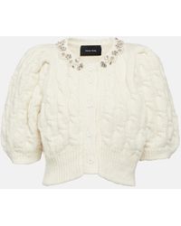 Simone Rocha - Cardigan aus einem Wollgemisch - Lyst