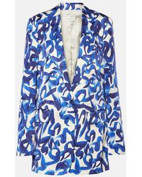 Dries Van Noten - Printed Blazer - Lyst
