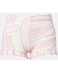 PUCCI - Iride Jersey Shorts - Lyst