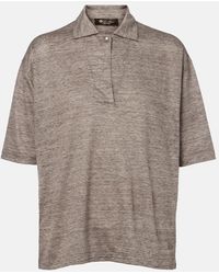 Loro Piana - Gargano Linen Polo Shirt - Lyst