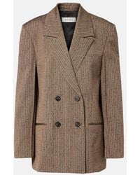 Rohe - Blazer En Laine Melangee - Lyst