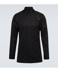 Givenchy - U-lock Harness Cotton Poplin Shirt - Lyst