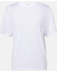 TOTEME - T-Shirt Aus Jersey - Lyst