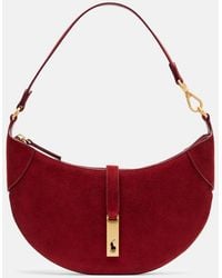 Polo Ralph Lauren - Polo Id Mini Suede Shoulder Bag - Lyst