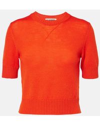 Jil Sander - Virgin Wool Top - Lyst