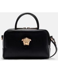 Versace - La Medusa Small Leather Tote Bag - Lyst