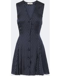 Doen - Aubrey Polka Dot Silk-Blend Minidress - Lyst