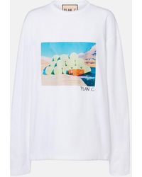 Plan C - Top Imprime En Coton - Lyst