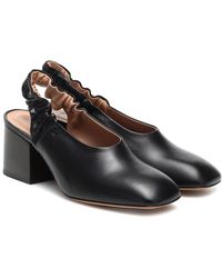 Marni Pumps con cinturino posteriore - Nero