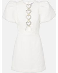 Rebecca Vallance - Alicia Embellished Crepe Minidress - Lyst