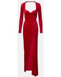 Balenciaga - Velvet Corset Gown - Lyst