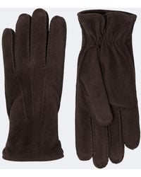 Thom Sweeney - Suede And Cashmere Gloves - Lyst