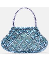 Clio Peppiatt - Scallop Mini Embellished Tote Bag - Lyst