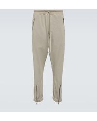 Rick Owens - Pantalones deportivos de algodon - Lyst
