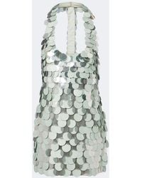 retroféte - Briggs Sequined Halterneck Minidress - Lyst