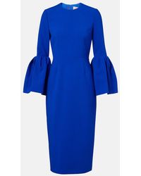 ROKSANDA - Margot Crepe Midi Dress - Lyst