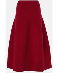Jonathan Simkhai - Jennifer Ribbed-Knit Midi Skirt - Lyst