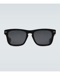 Gucci Rechteckige Sonnenbrille aus Acetat - Schwarz