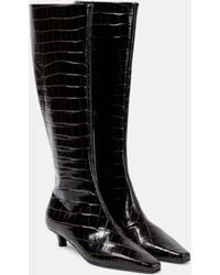 TOTEME - Leather Knee-High Boots - Lyst