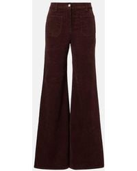 Nili Lotan - Florence Corduroy Wide-Leg Pants - Lyst