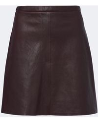 Stouls - Lucie Leather Miniskirt - Lyst