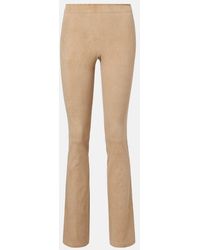 Stouls - Jp Long Suede Flared Pants - Lyst