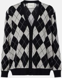 Lisa Yang - Raelyn Argyle Cashmere Cardigan - Lyst