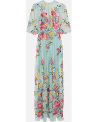 Costarellos - Liana Embroidered Chantilly Lace Gown - Lyst