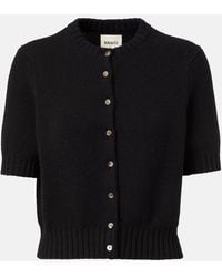 KHAITE - Nora Cashmere-Blend Cardigan - Lyst