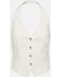 Veronica Beard - Gilet De Costume Arabella En Lin Melange - Lyst