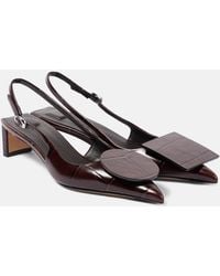 Jacquemus - Slingback-Pumps Duelo 40 Aus Leder - Lyst