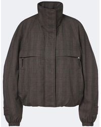 Acne Studios - Prince Of Wales Check Wool-Blend Jacket - Lyst