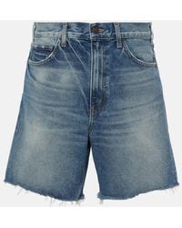 Nili Lotan - Russel Low-Rise Denim Shorts - Lyst