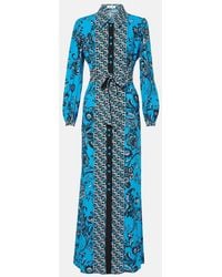 Diane von Furstenberg - Joshua Printed Maxi Dress - Lyst