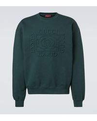 Gucci - Interlocking G Cotton Jersey Sweatshirt - Lyst