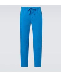 Orlebar Brown - Pantalones Alex Rectos De Mezcla De Lino - Lyst