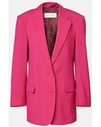 Dries Van Noten - Oversized Wool And Mohair Blazer - Lyst