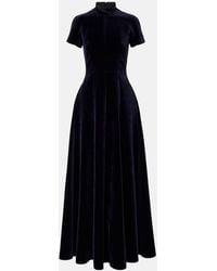 Emilia Wickstead - Malinda Cotton Velvet Gown - Lyst