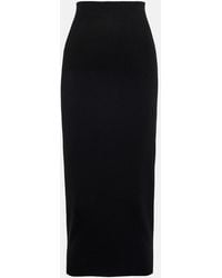 Victoria Beckham - Vb Body High-Rise Knit Midi Skirt - Lyst