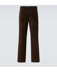Saman Amel - Amo Cotton Corduroy Wide-Leg Pants - Lyst