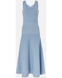 Proenza Schouler - Label Lucia Knitted Midi Dress - Lyst