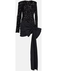 ROTATE BIRGER CHRISTENSEN - Minikleid Mit Pailletten - Lyst