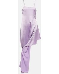 JW Anderson - Satin Zip Slip Dress - Lyst