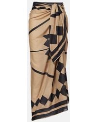 Johanna Ortiz - Cotton Printed Beach Cover-Up - Lyst