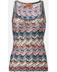 Missoni - Zigzag Lame Tank Top - Lyst