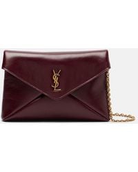 Saint Laurent - Borsa A Tracolla Cassandre Mini - Lyst