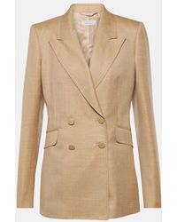 Gabriela Hearst - Wool, Silk And Linen Blazer - Lyst