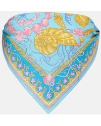 Versace - Top Bandeau Underwater Barocco De Sarga - Lyst