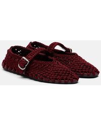 Alaïa - Woven Ballet Flats - Lyst